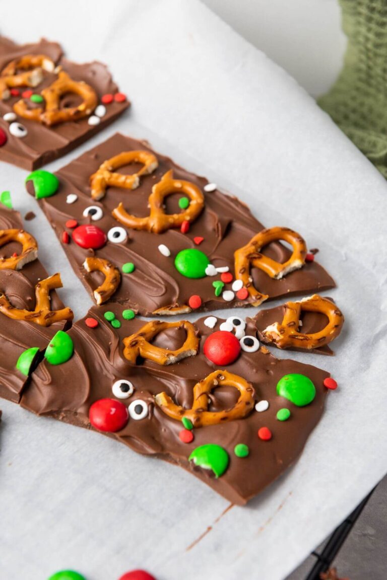 Reindeer Chocolate Bark