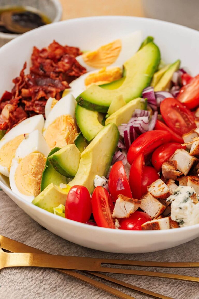 Cobb Salad with Hard-Boiled Eggs and Bacon