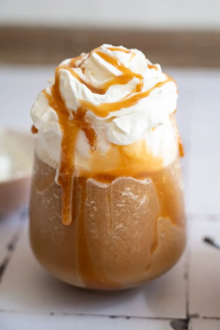 Oat Milk Caramel Frappe