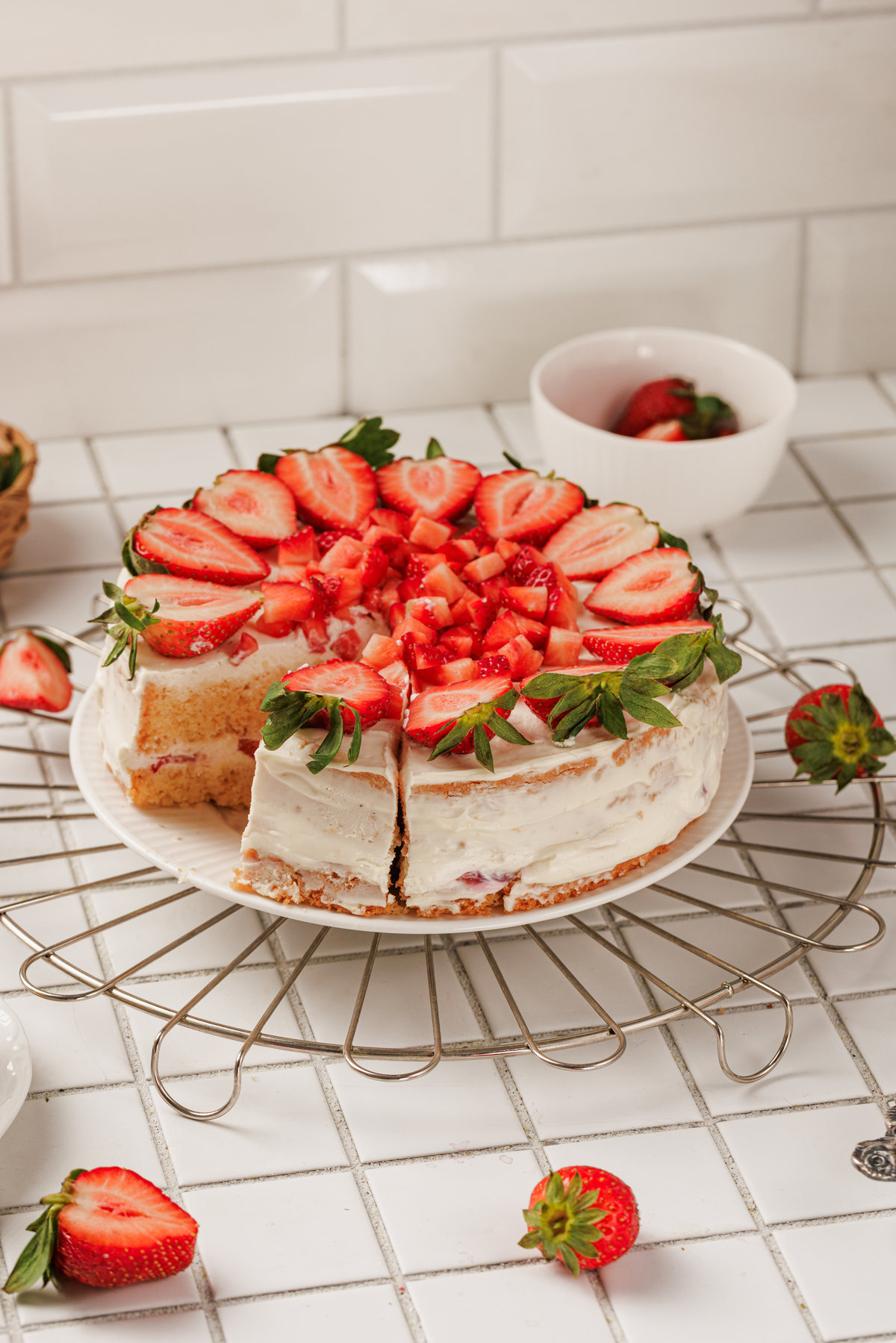 Strawberry Shortcake Layer Cake