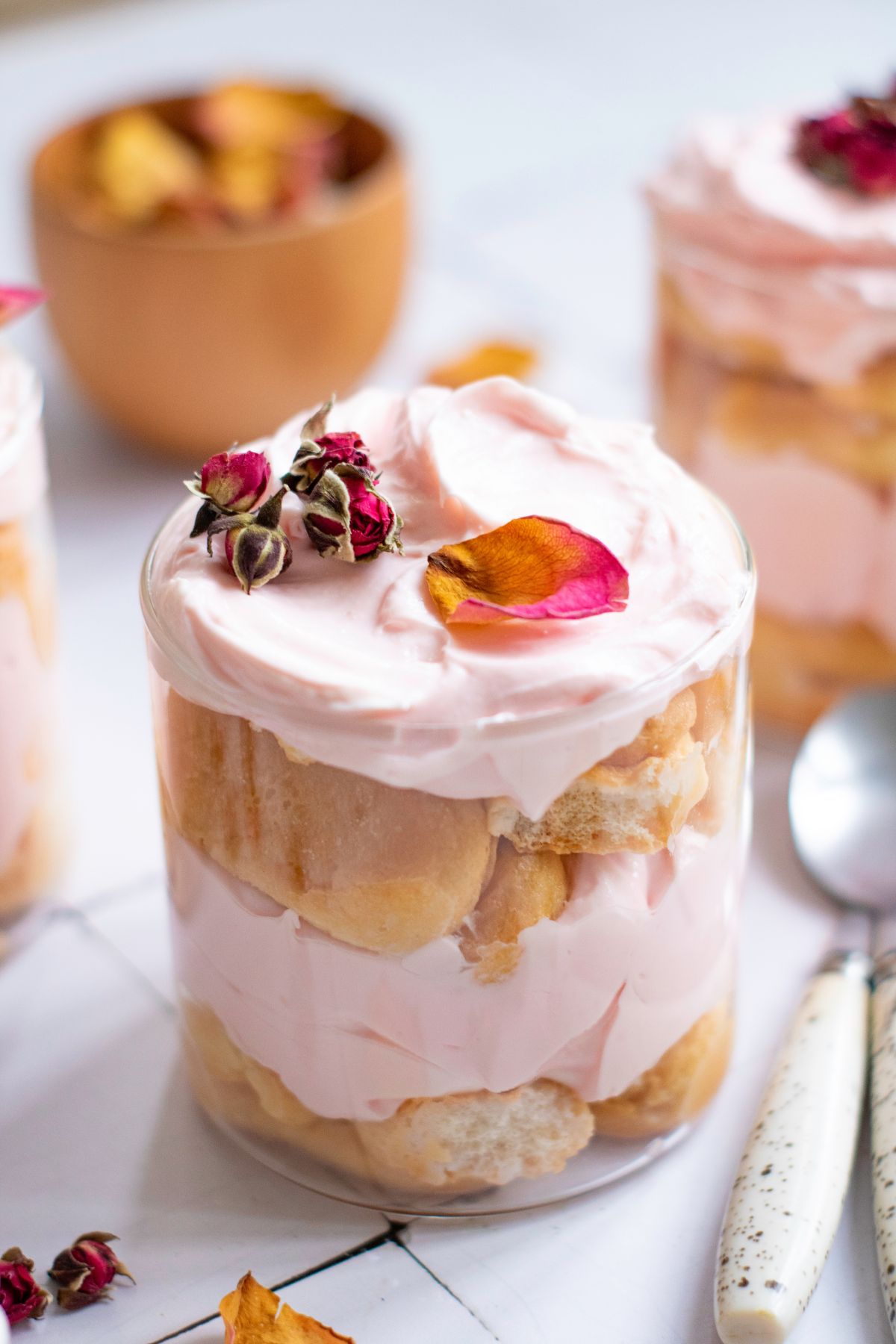 Rose Tiramisu with Mascarpone