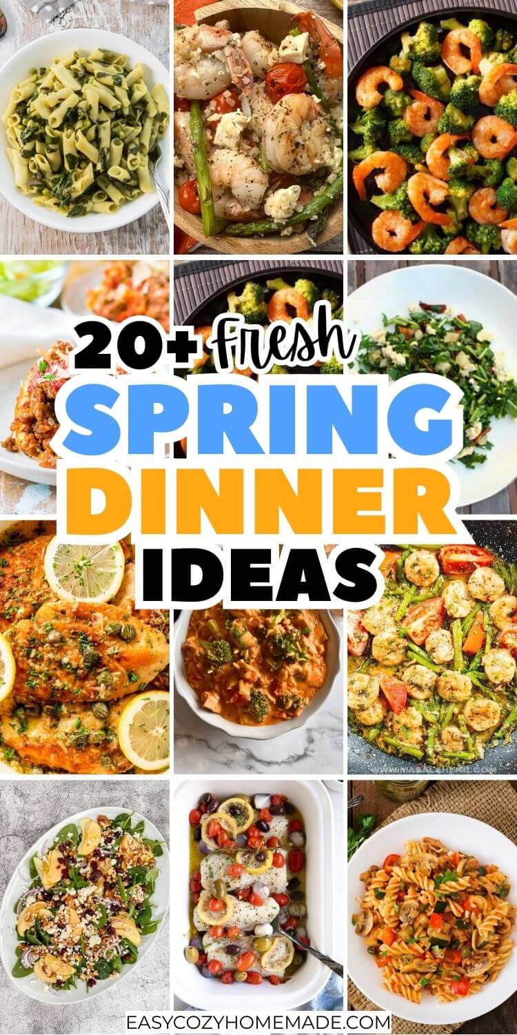 25 Easy Spring Dinner Ideas for the Whole Family