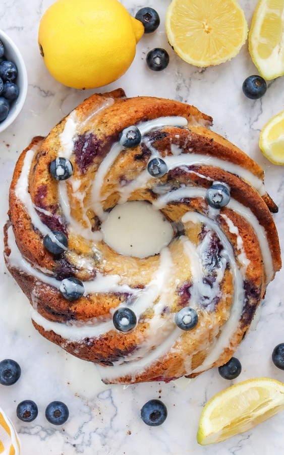 Lemon Blueberry Bundt Cake