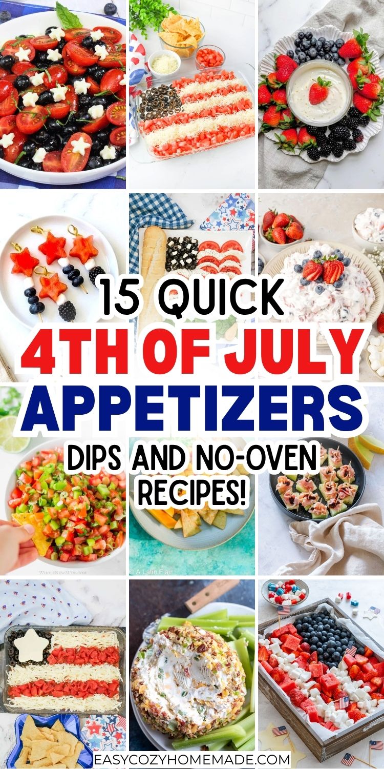 Crowd-Pleasing 4th of July Appetizers (No Oven Needed)