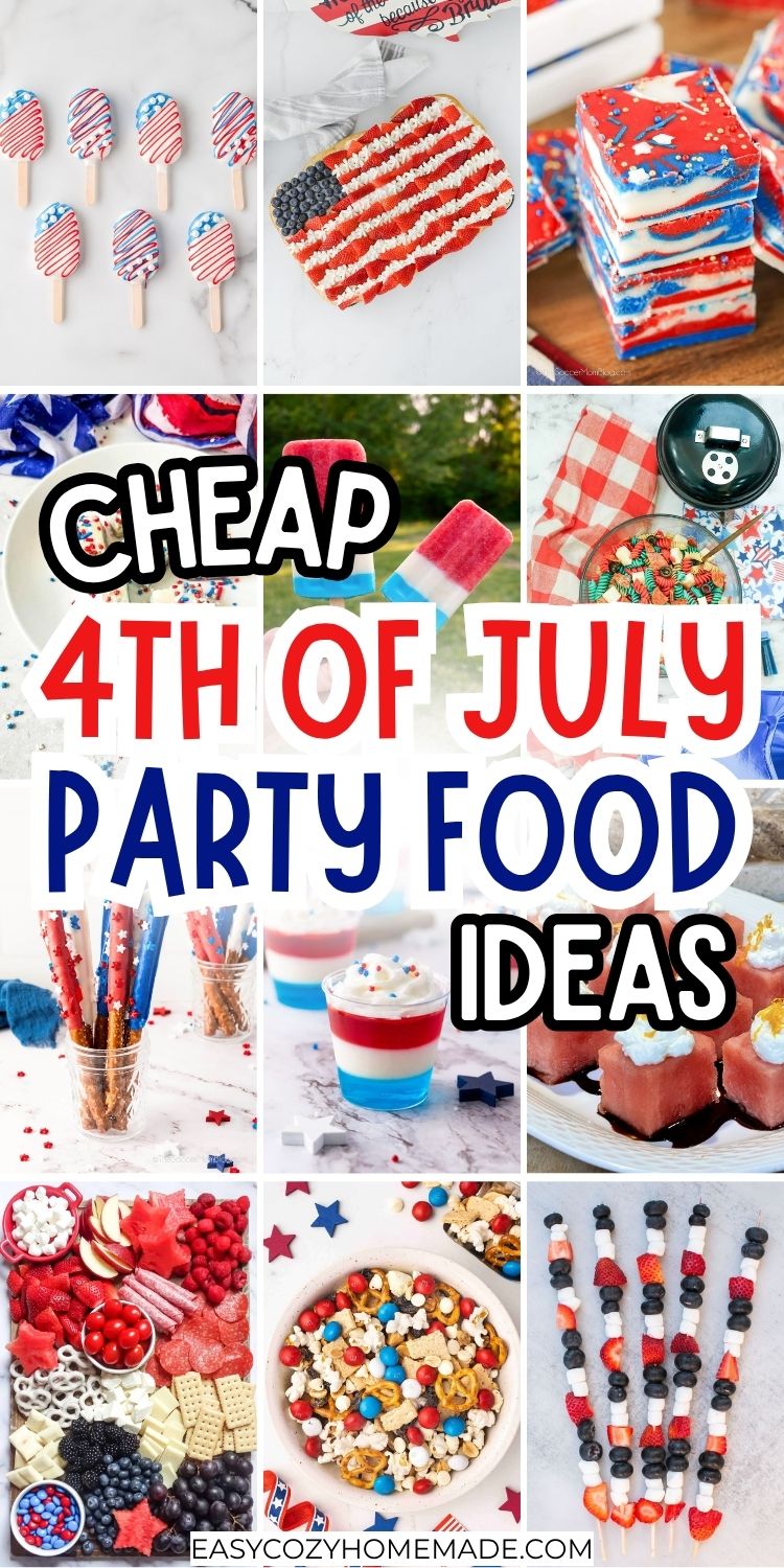 Cheap 4th of July Party Food Ideas (Feed a Crowd on a Budget)