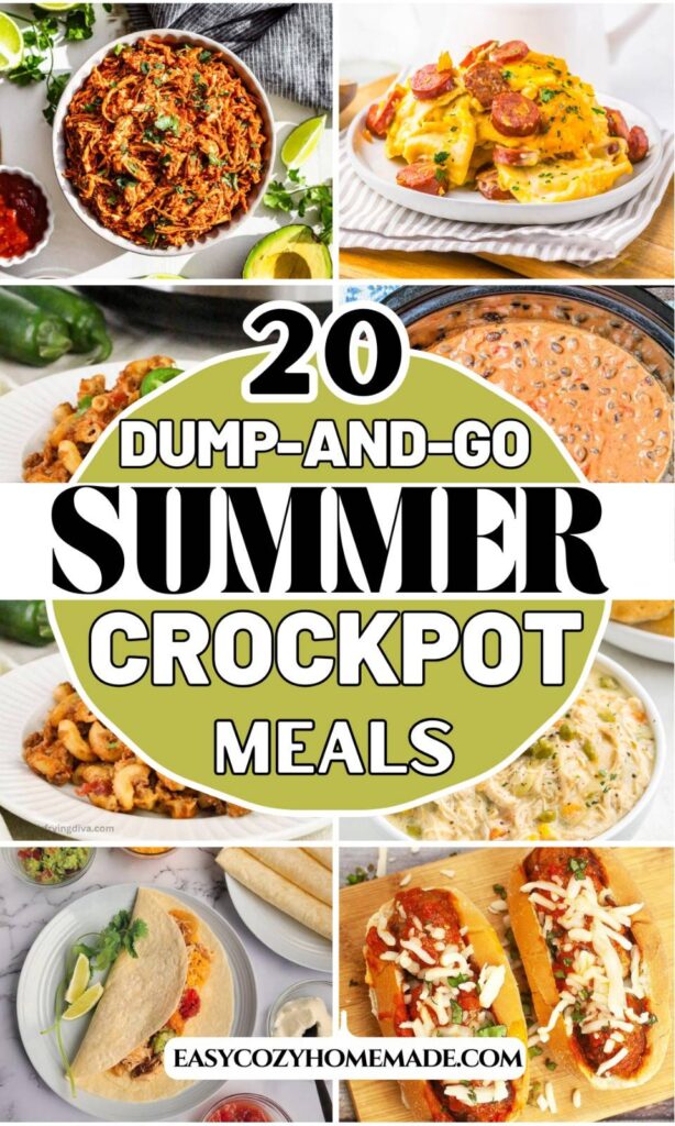 Roundup image for Dump-and-Go Summer Crockpot Meals