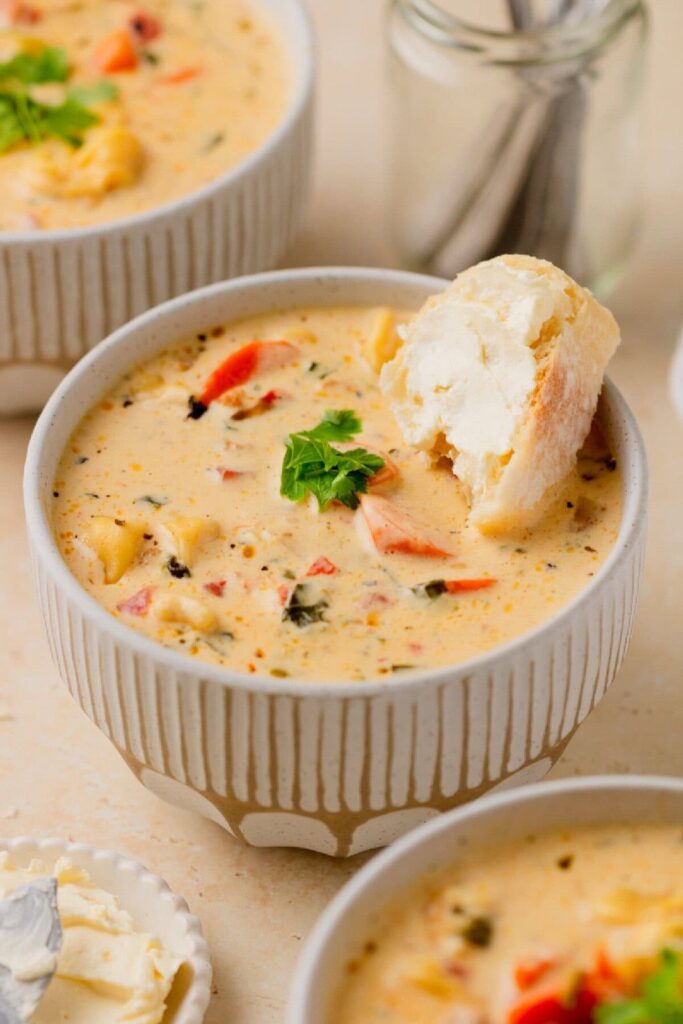 Roundup image for Fall Crockpot Soups for Busy Weeknights
