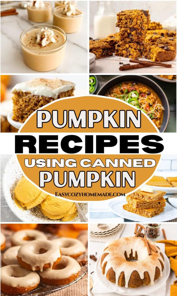 Roundup image for Pumpkin Recipes Using Canned Pumpkin
