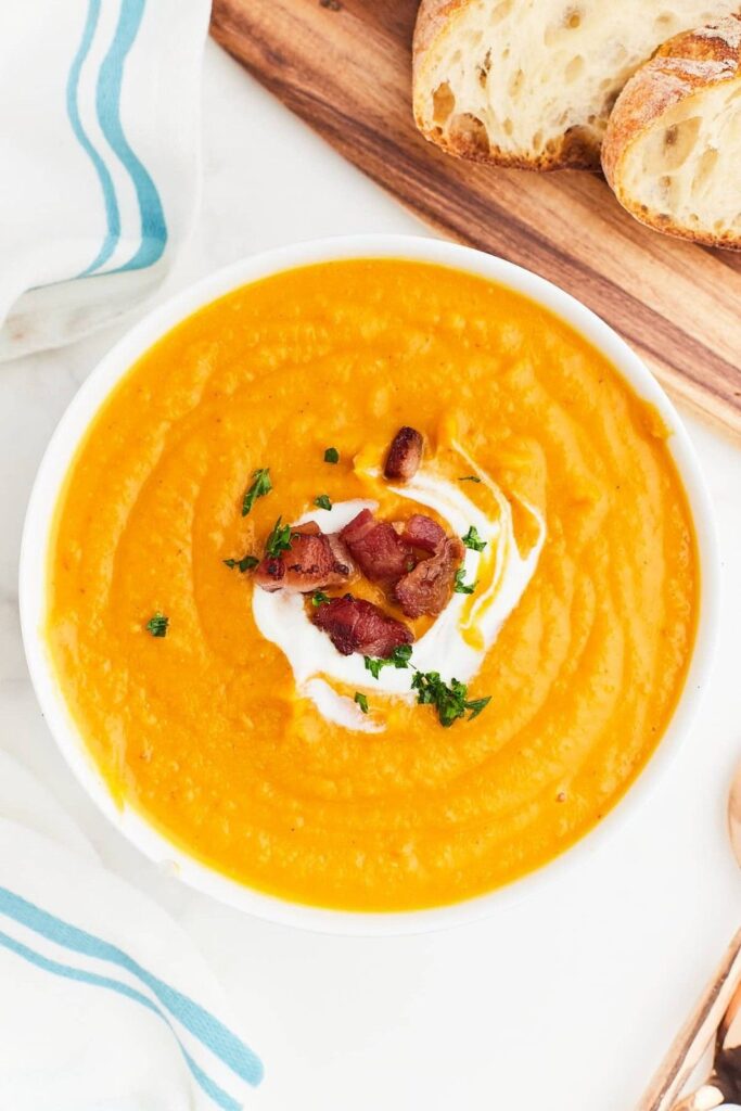 Roundup image for Cozy Fall Soup Recipes Using Seasonal Produce
