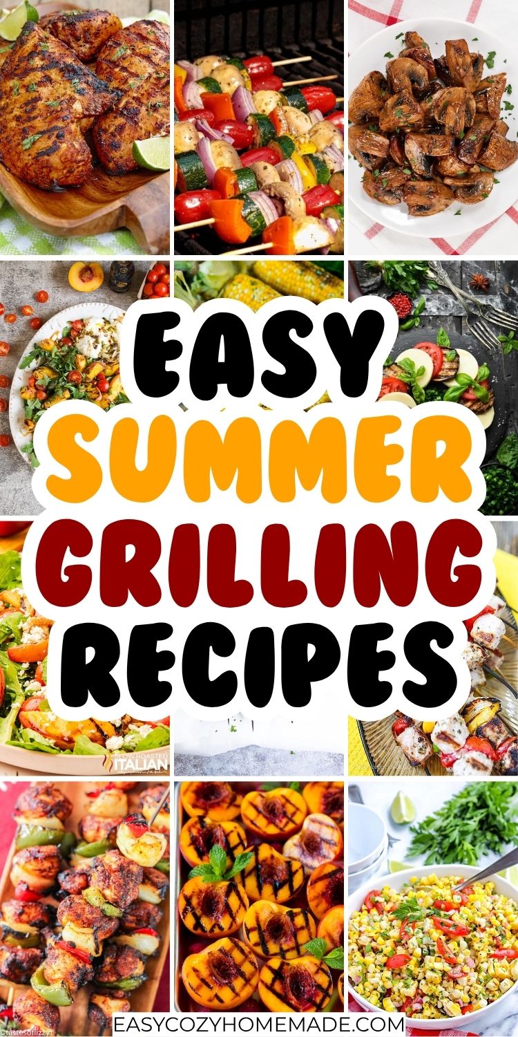 Easy Grilling Recipes for Chicken, Beef & Veggies