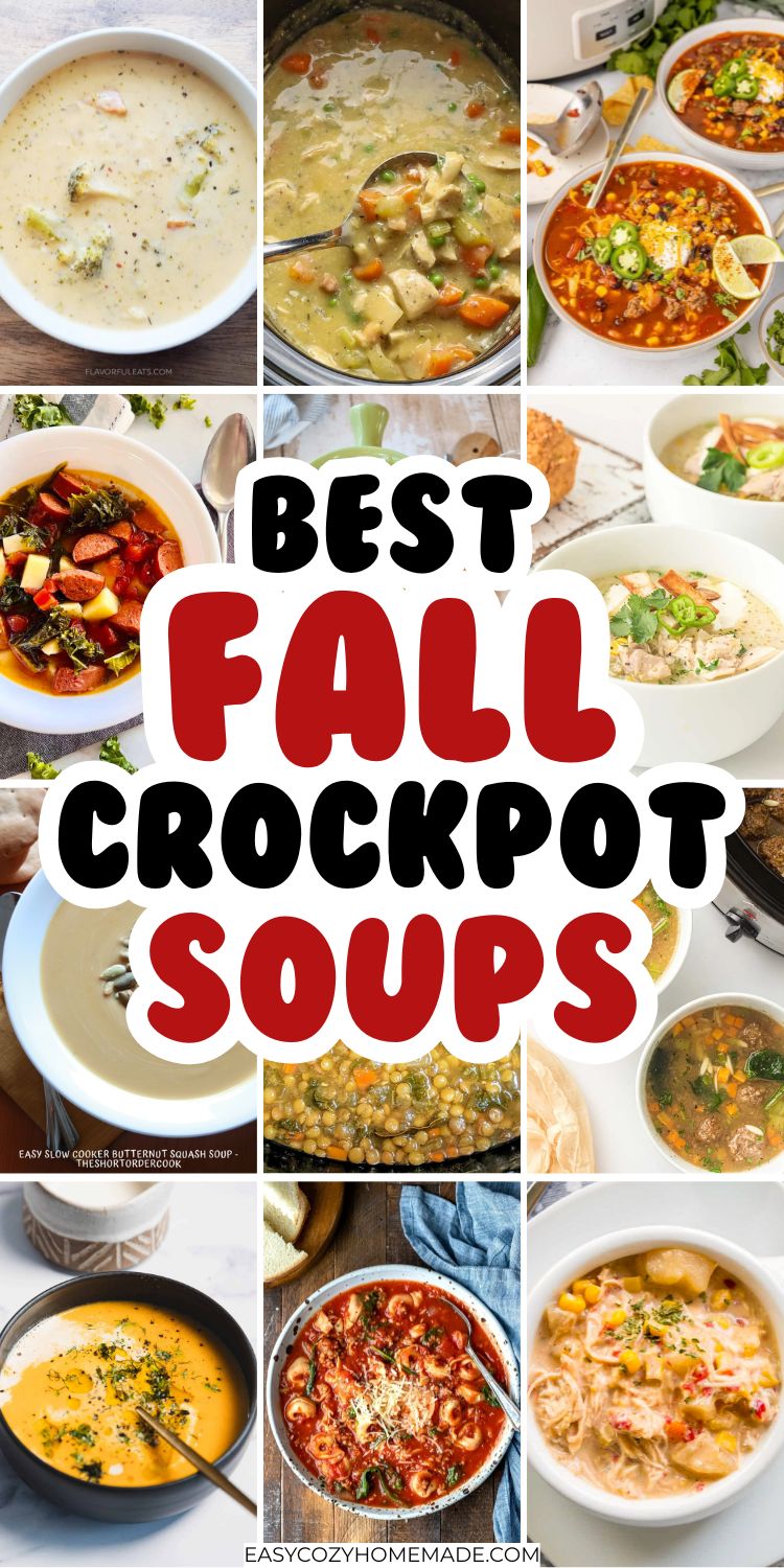 Fall Crockpot Soups for Busy Weeknights