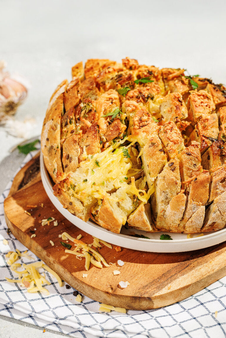 Cheesy Pull Apart Garlic Bread