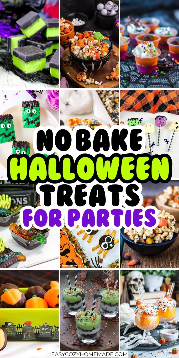 No Bake Halloween Treats