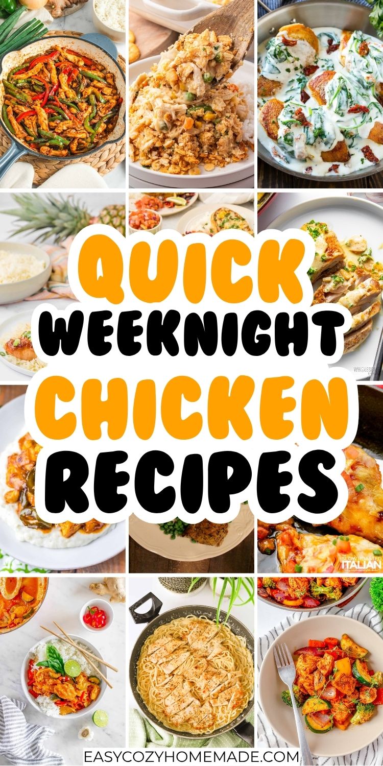 Quick and Easy Chicken Dinner Recipes for Busy Weeknights