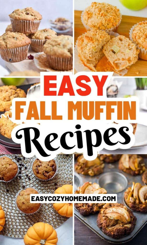 Roundup image for Easy Fall Muffin Recipes
