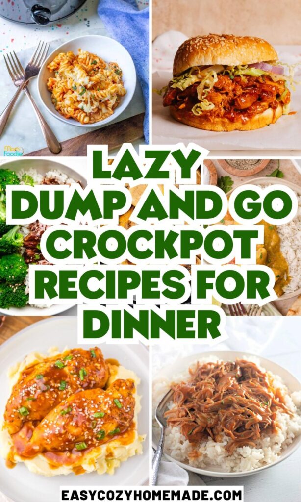 Roundup image for Lazy Dump And Go Crockpot Recipes For Dinner