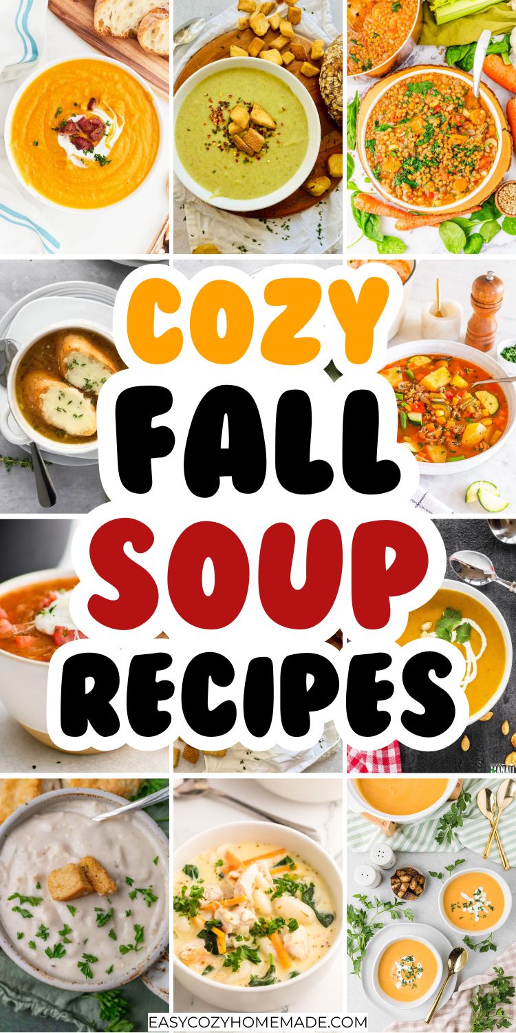Cozy Fall Soup Recipes Using Seasonal Produce