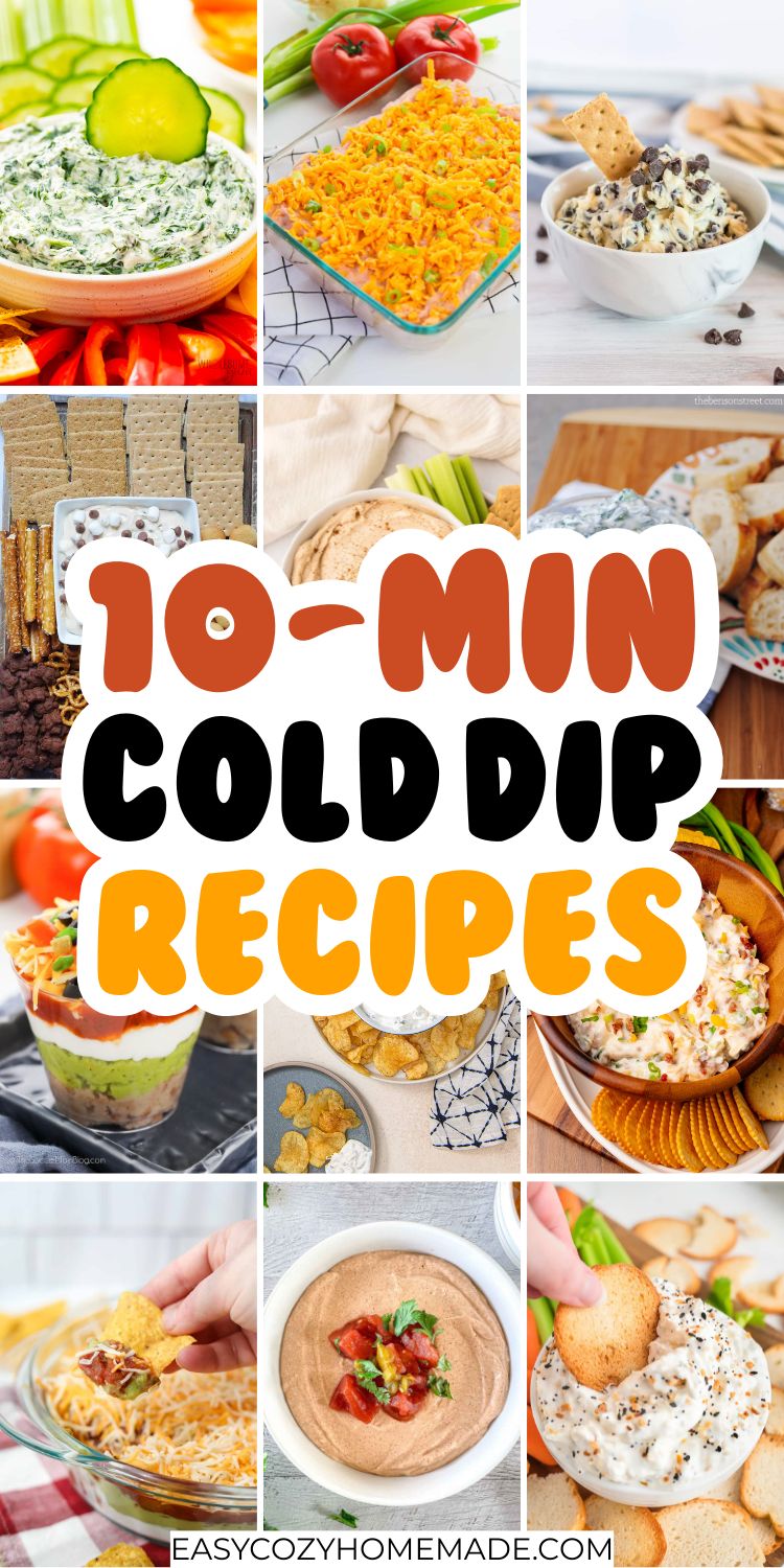 Quick Cold Dip Recipes You Can Make in 10 Minutes