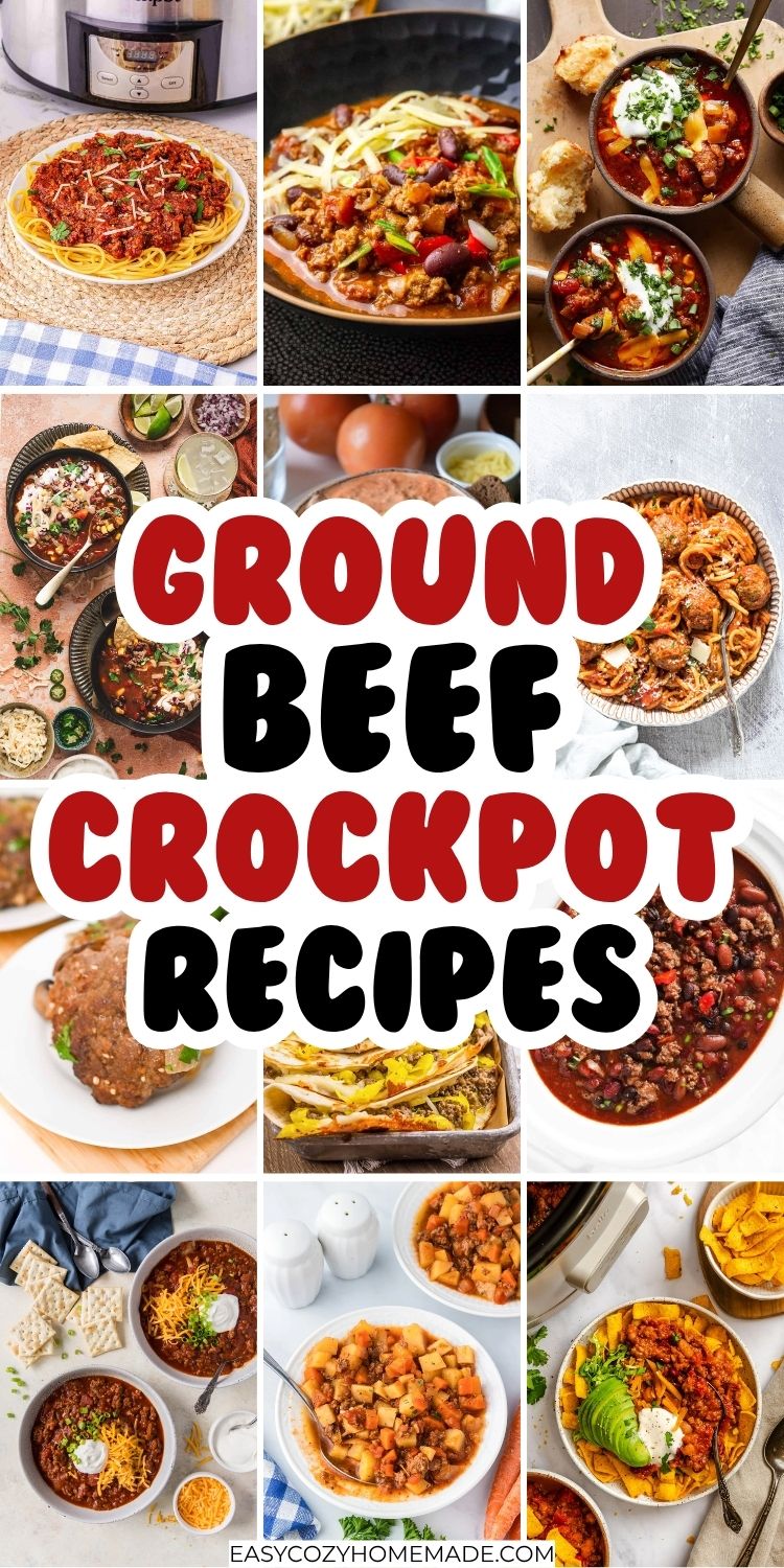 Easy Crockpot Recipes With Ground Beef